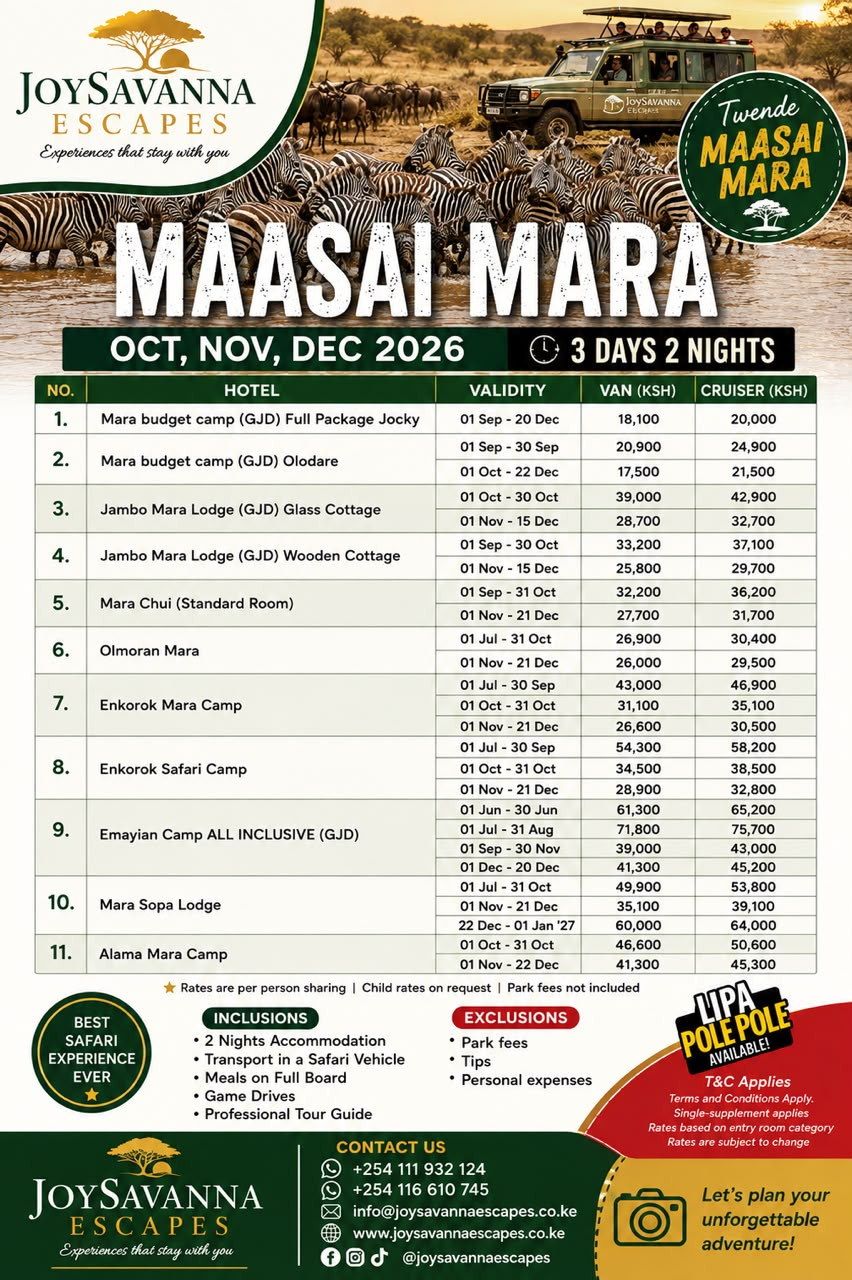Maasai Mara Safari