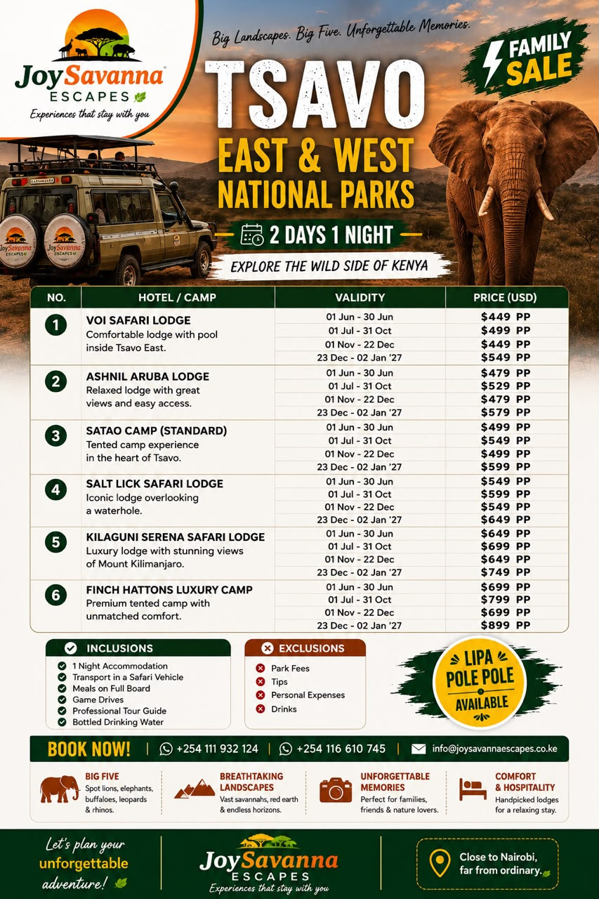 Tsavo Safari